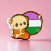 Genderqueer Otter Pin